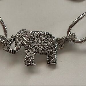 Vintage estate sale Elephant Charm Bracelet Pendant